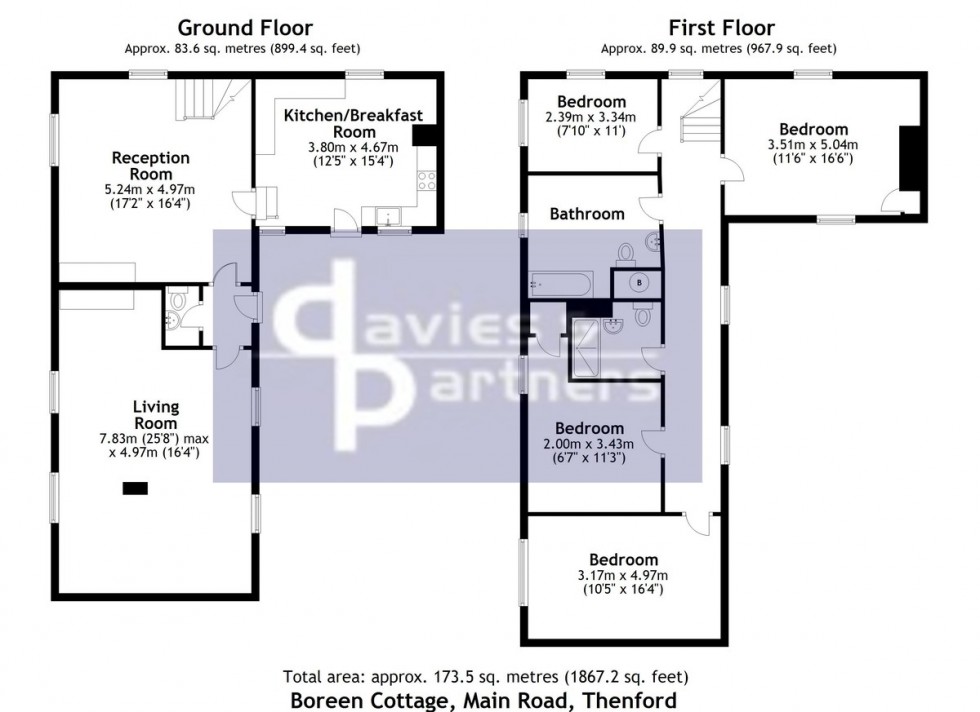 Floorplan for Main Street, Thenford, Banbury