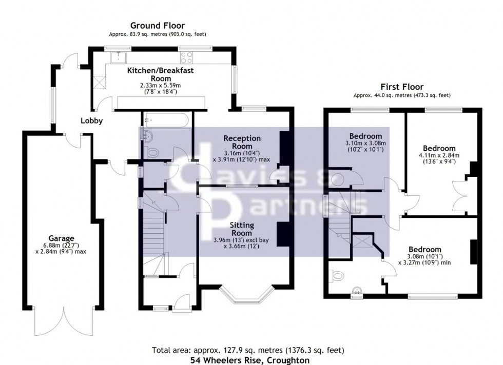 Floorplan for Croughton, Brackley, Northants
