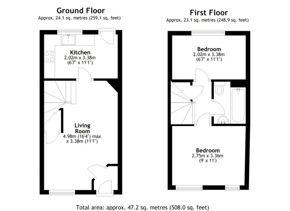 Floorplan for Lark Rise, Brackley, Northants
