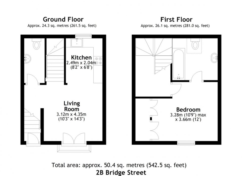 Floorplan for Bridge Street, Brackley