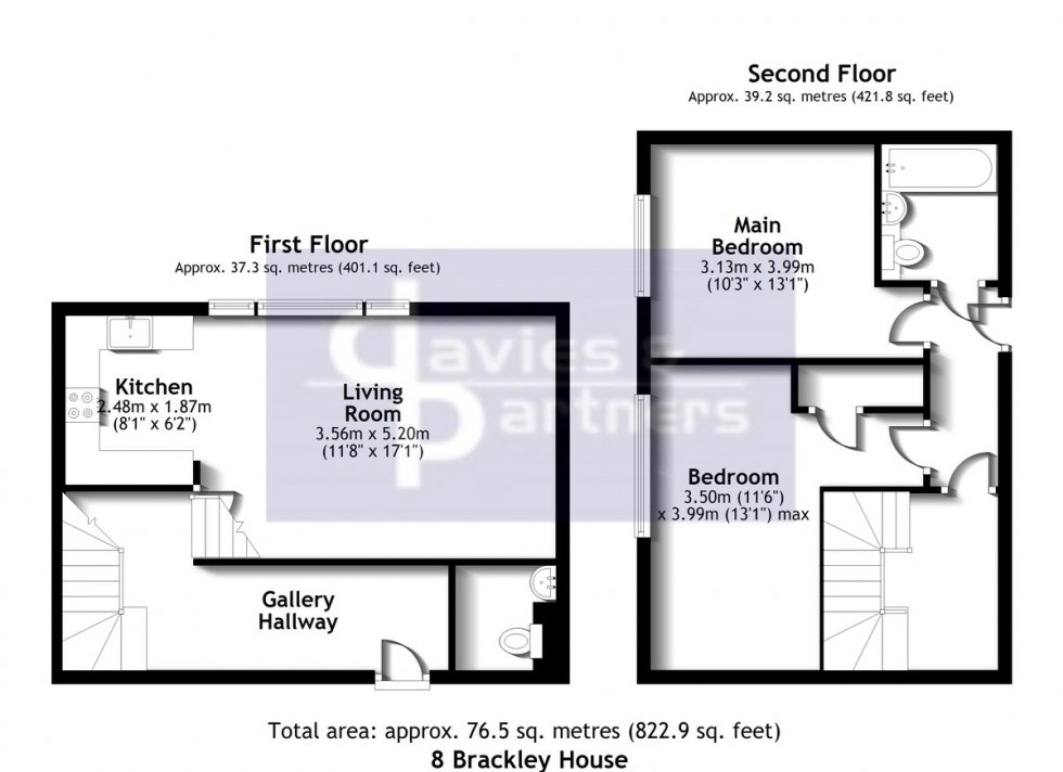 Floorplan for High Street, Brackley, Northants