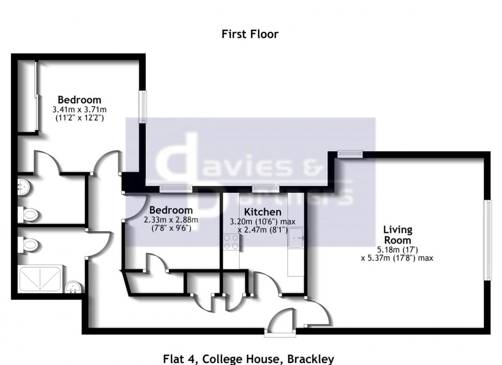 Floorplan for High Street, Brackley, Northants