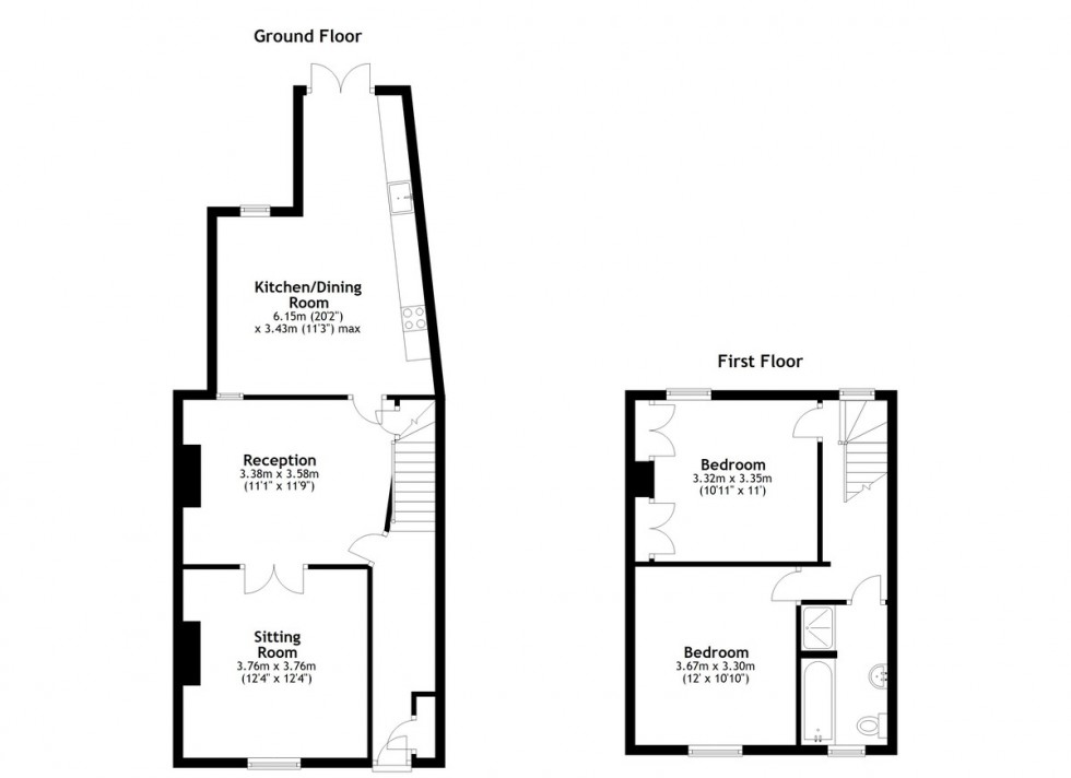 Floorplan for Halse Road, Brackley, Northants