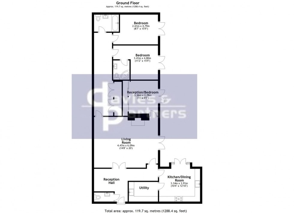 Floorplan for Brackley Lodge Mews, Brackley