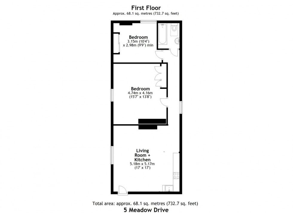 Floorplan for Middleton Cheney, Banbury, Oxon