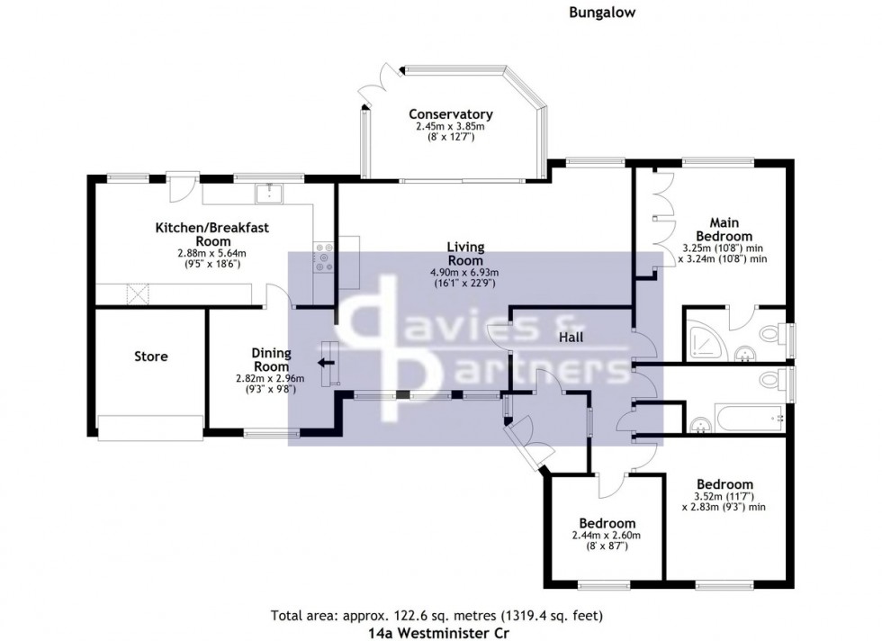 Floorplan for Westminster Croft, Brackley, Northants