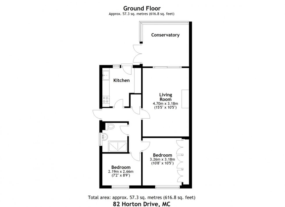 Floorplan for Middleton Cheney, Banbury