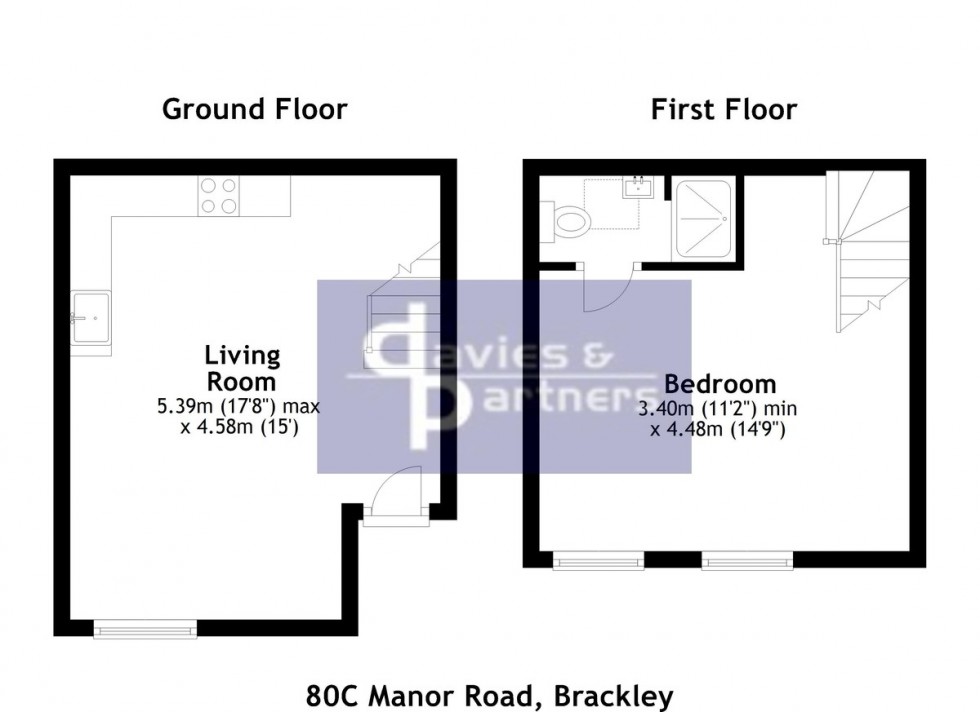 Floorplan for Manor Road, Brackley, Northants