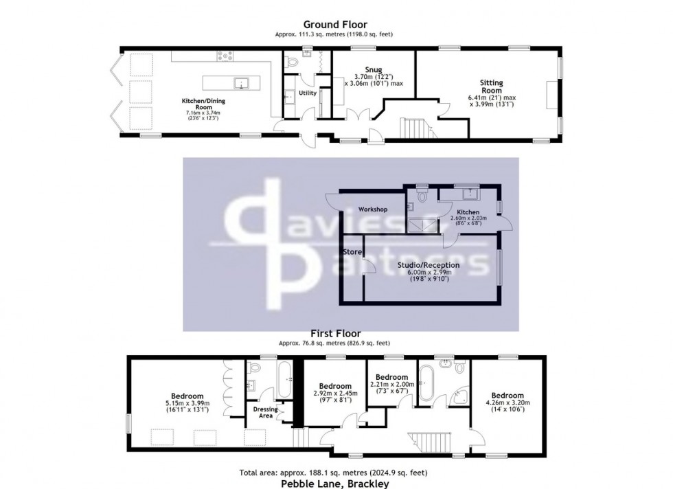 Floorplan for Pebble Lane, Brackley, Northants
