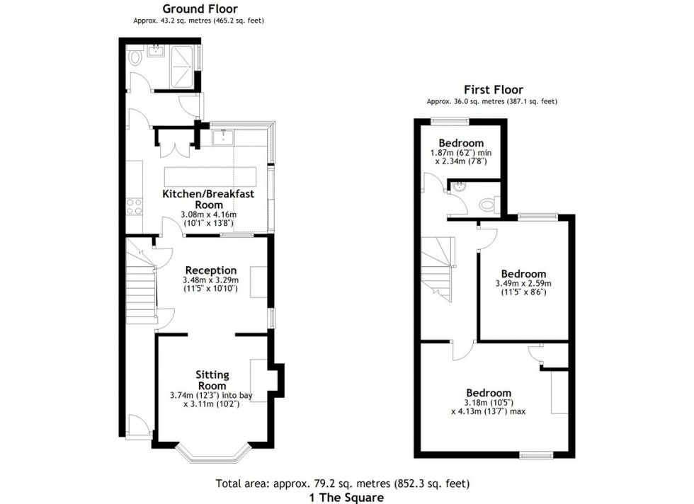 Floorplan for Moreton Pinkney, Daventry
