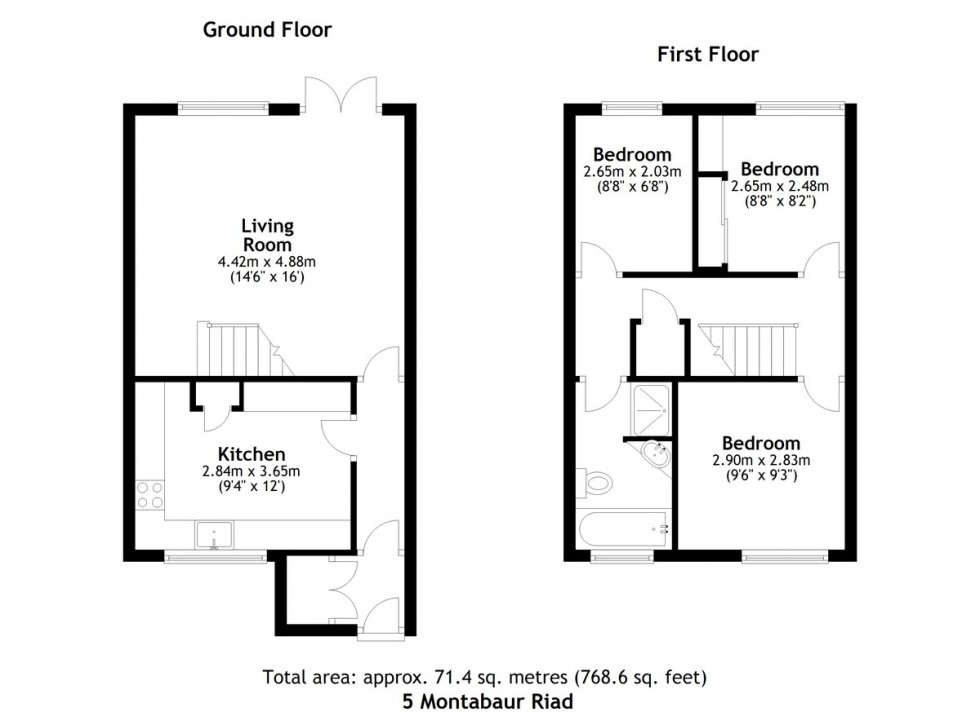 Floorplan for Montabaur Road, Brackley