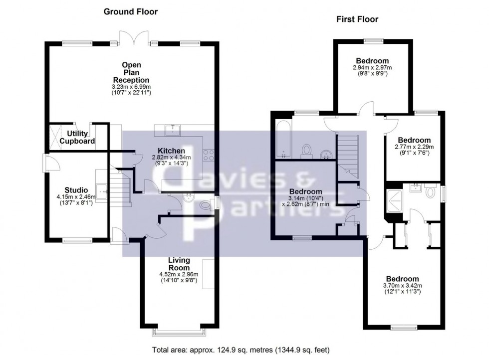 Floorplan for Robin Ride, Brackley, Northants