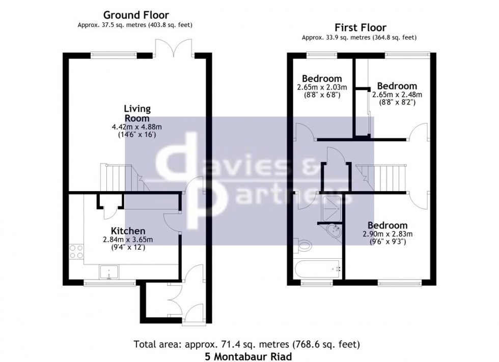 Floorplan for Montabaur Road, Brackley, Northants