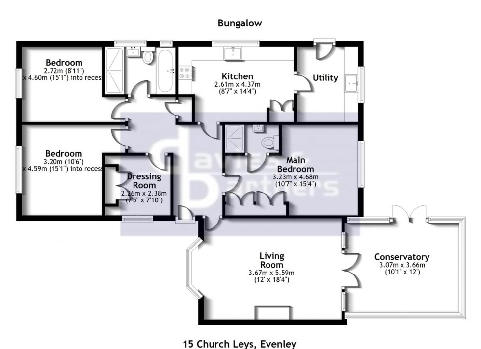 Floorplan for Evenley, Brackley
