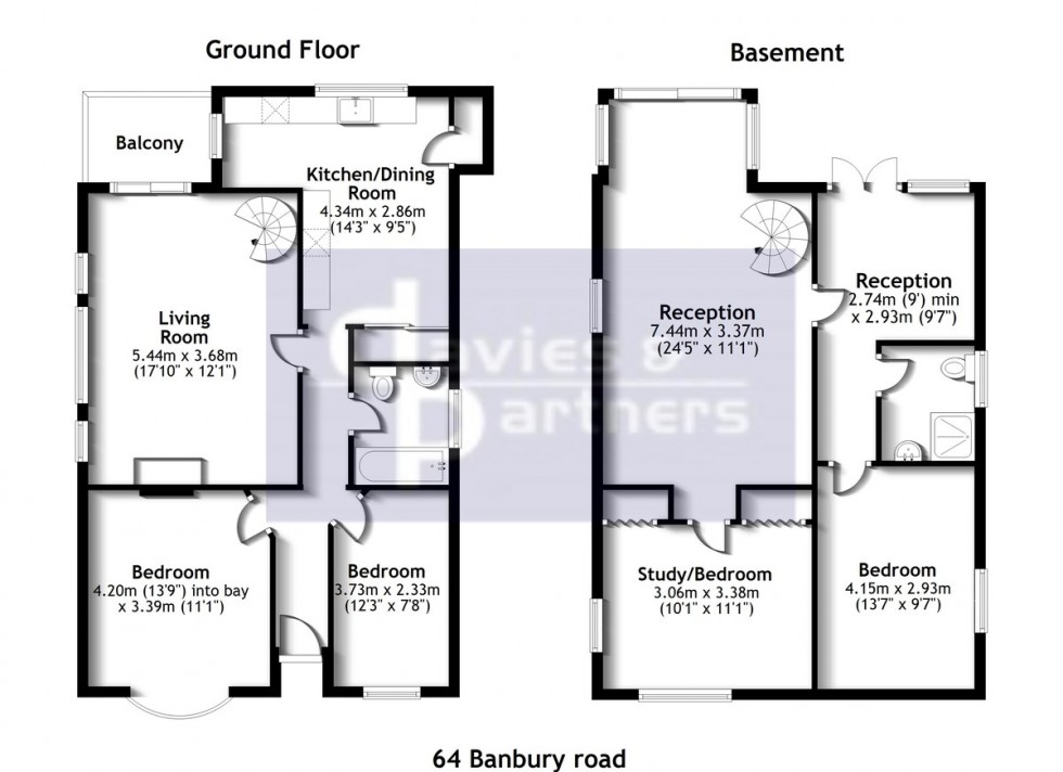 Floorplan for Banbury Road, Brackley, Northants