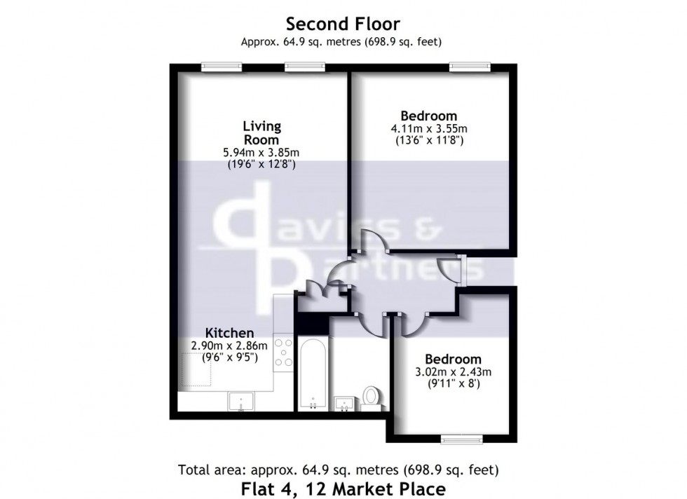 Floorplan for Market Place, Brackley, Northants