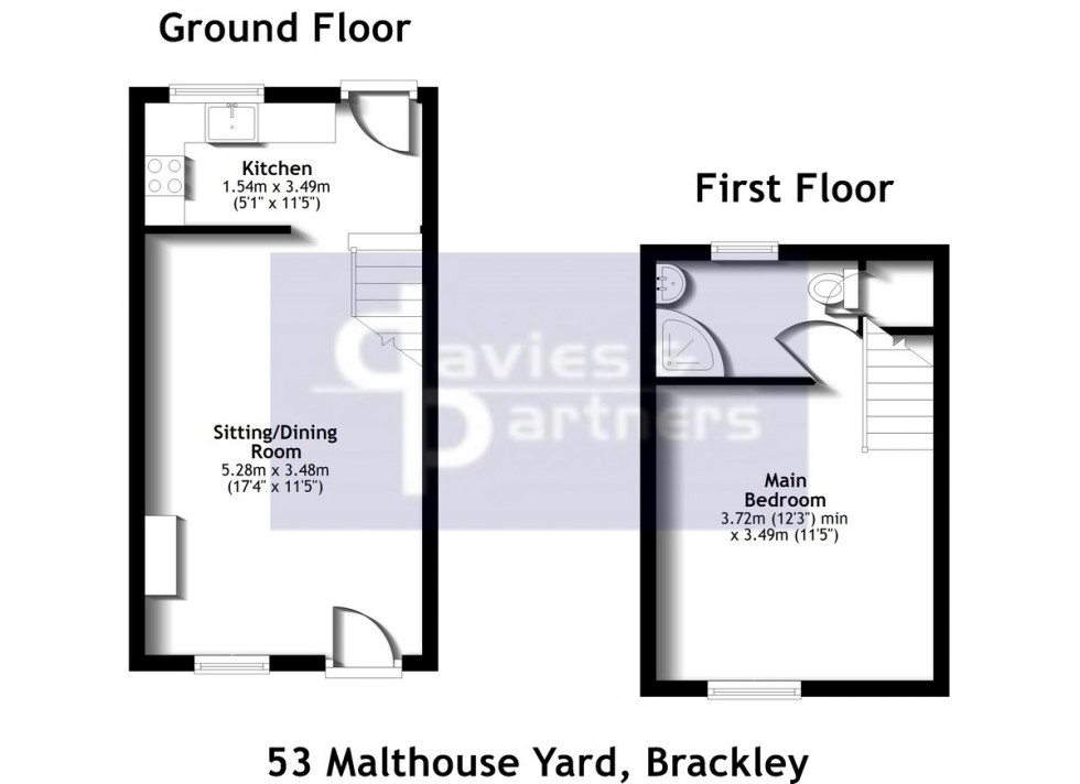 Floorplan for High Street, Brackley