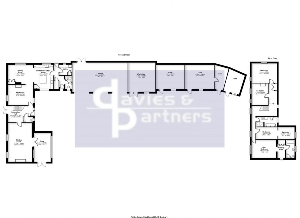Floorplan for Blacklocks Hill, Banbury, Oxon