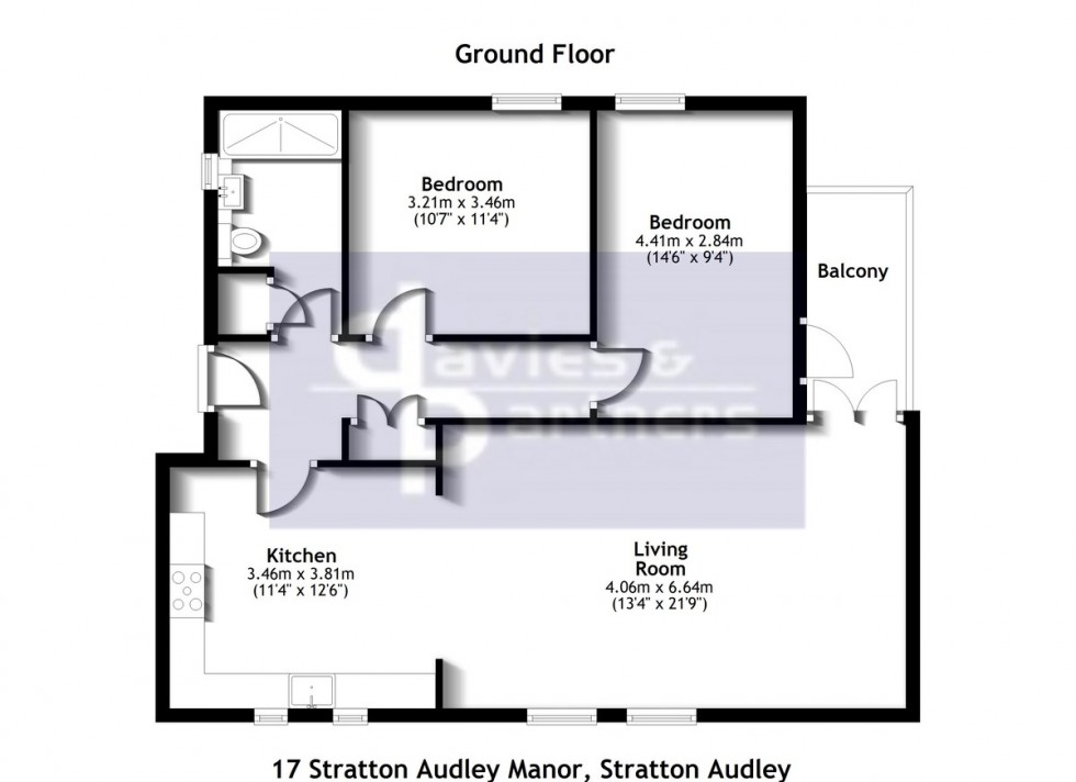 Floorplan for Mill Road, Stratton Audley, Oxfordshire