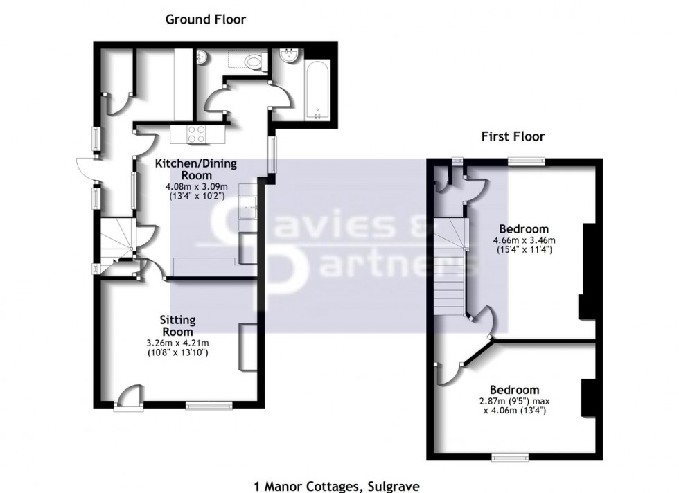 Floorplan for Manor Road, Sulgrave, Banbury
