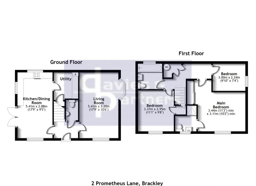 Floorplan for Prometheus Lane, Brackley, Northants