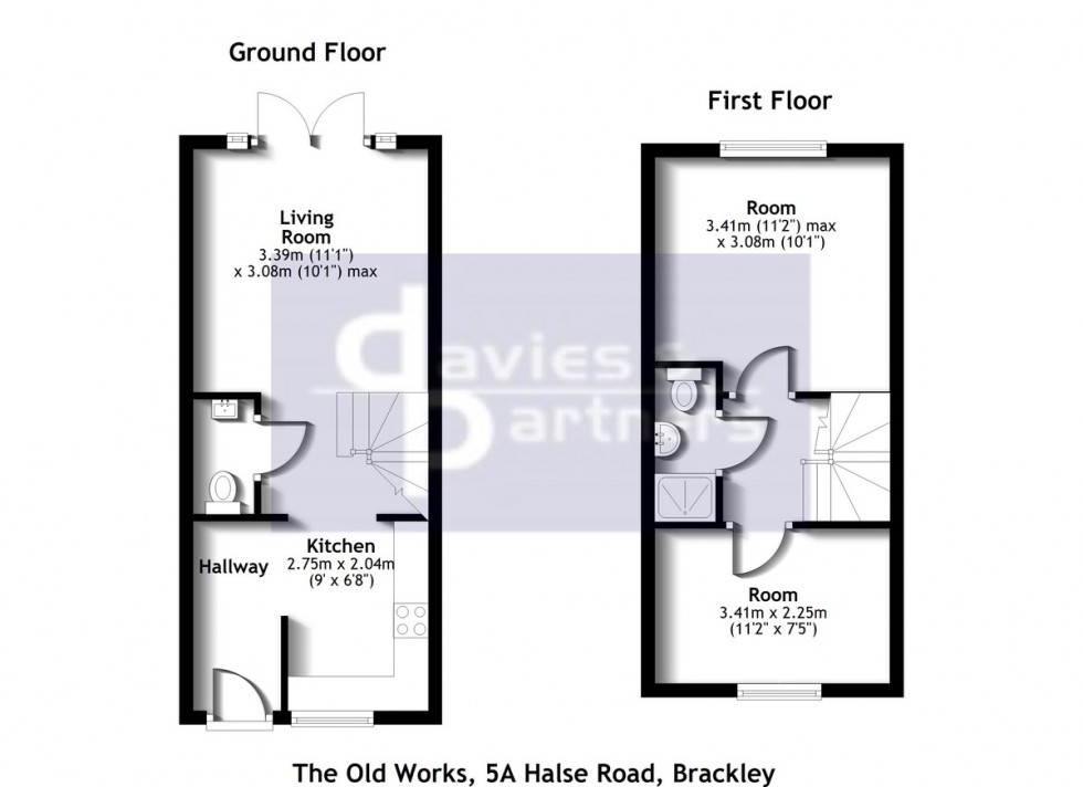 Floorplan for Halse Road, Brackley, Northants