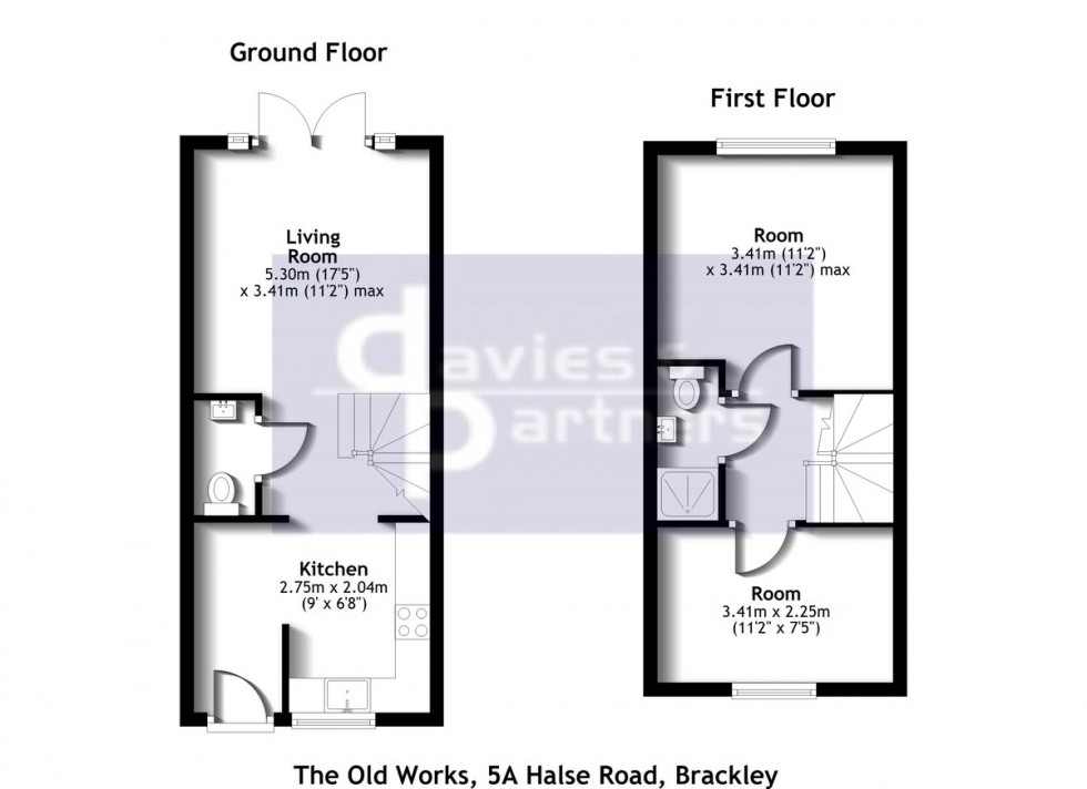 Floorplan for Halse Road, Brackley, Northants