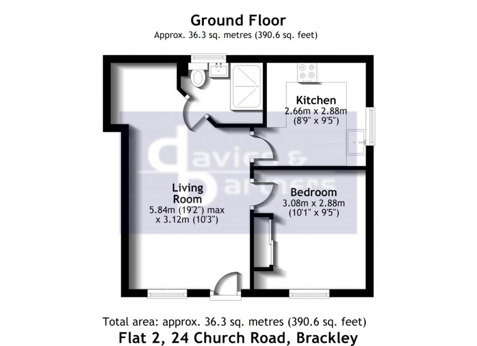 Floorplan for Church Road, Brackley, Northants
