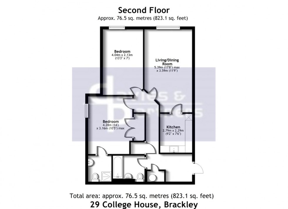 Floorplan for High Street, Brackley, Northants