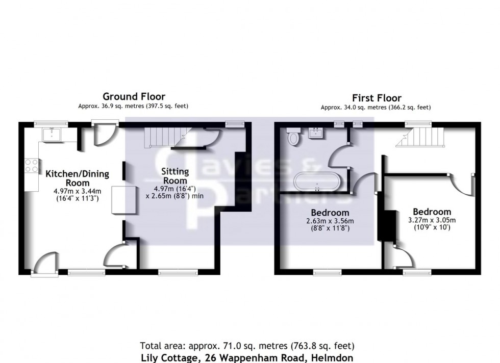 Floorplan for Helmdon, Brackley, Northants