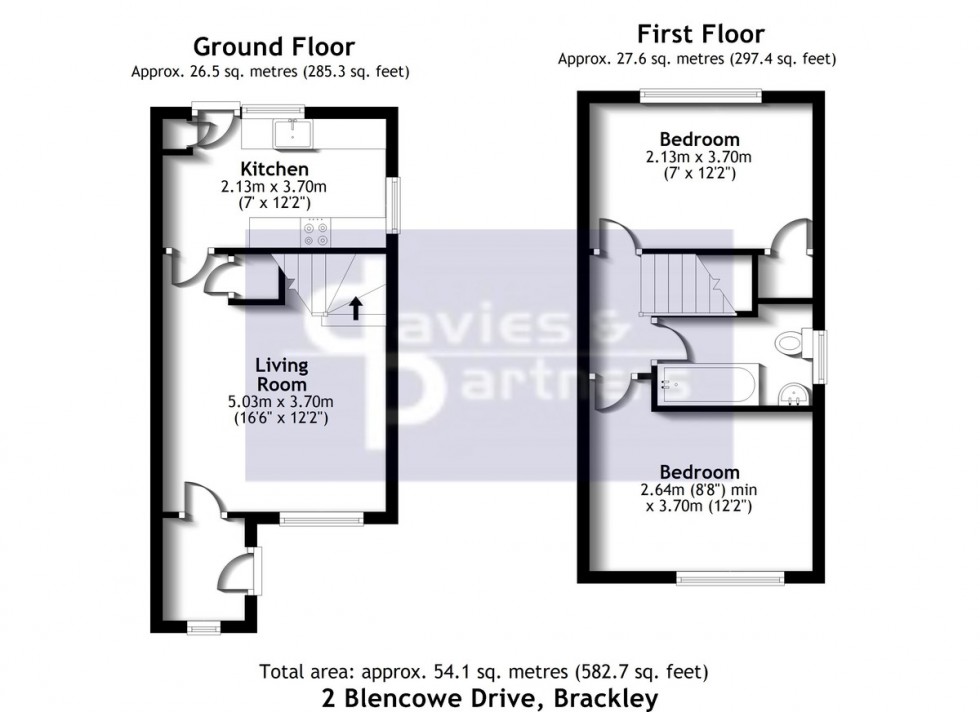 Floorplan for Blencowe Drive, Brackley, Northants