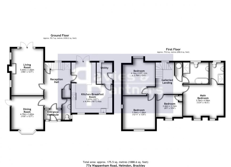 Floorplan for Helmdon, Brackley, Northants